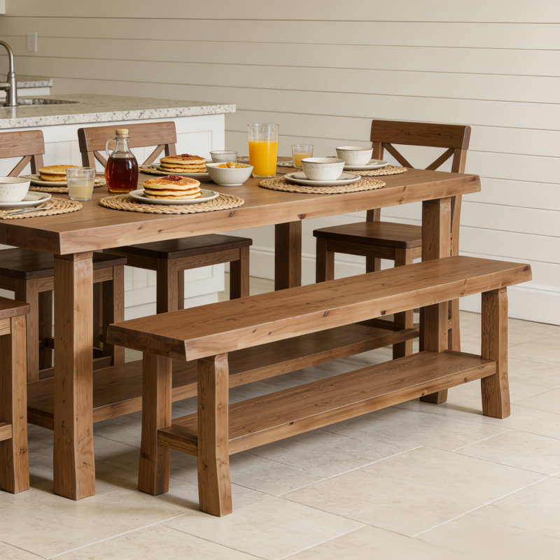 Solid Wood Bench