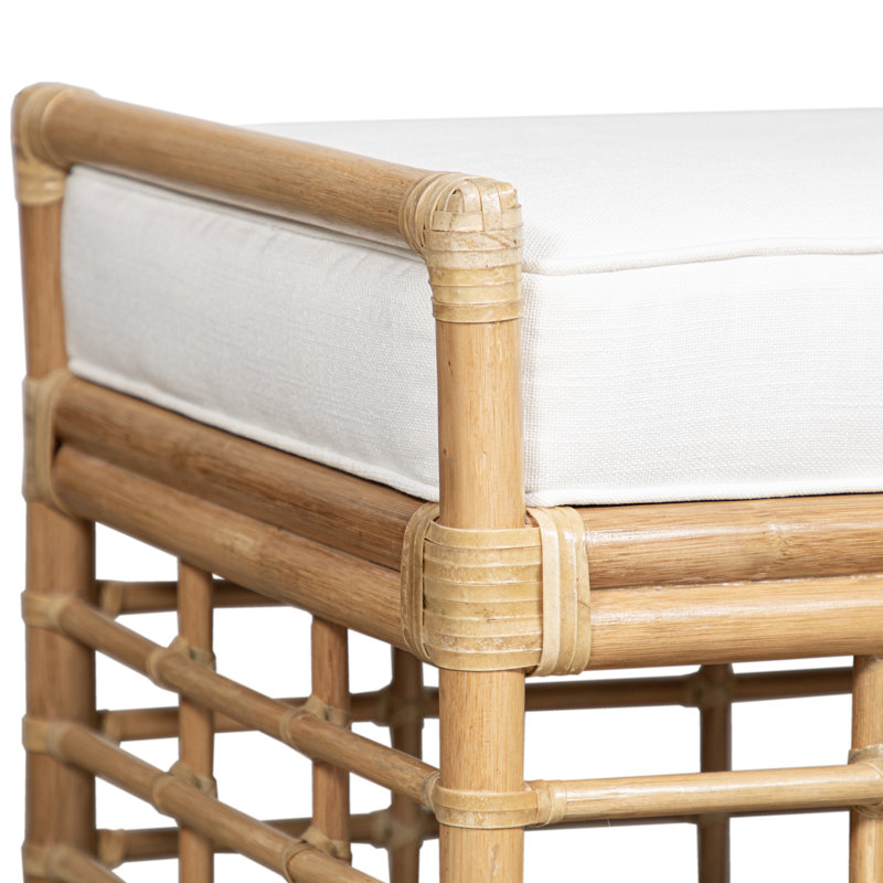 Luna Upholstered Bench, Tan