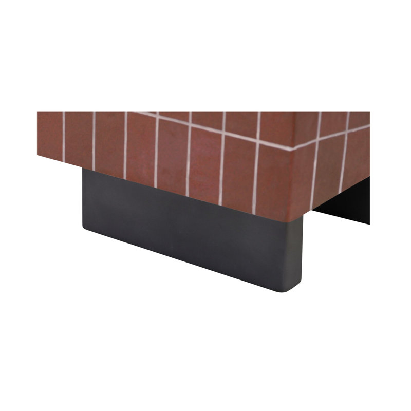 Farren Outdoor Side Table Brown, Brown