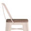 Tabouret 30 "en métal / bois (ensemble de 2)-738763715