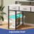 Gaming Desk with LED Lights & Power Outlets, Computer Desk with Monitor Stand & Drawers-847565113-847565116-870092451