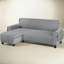 Housse de canapé réversible en forme de L - Housse de canapé modulaire Protection and Elegance-392722886-392722940