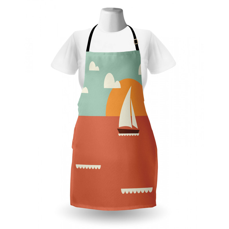 Tablier de plage graphique