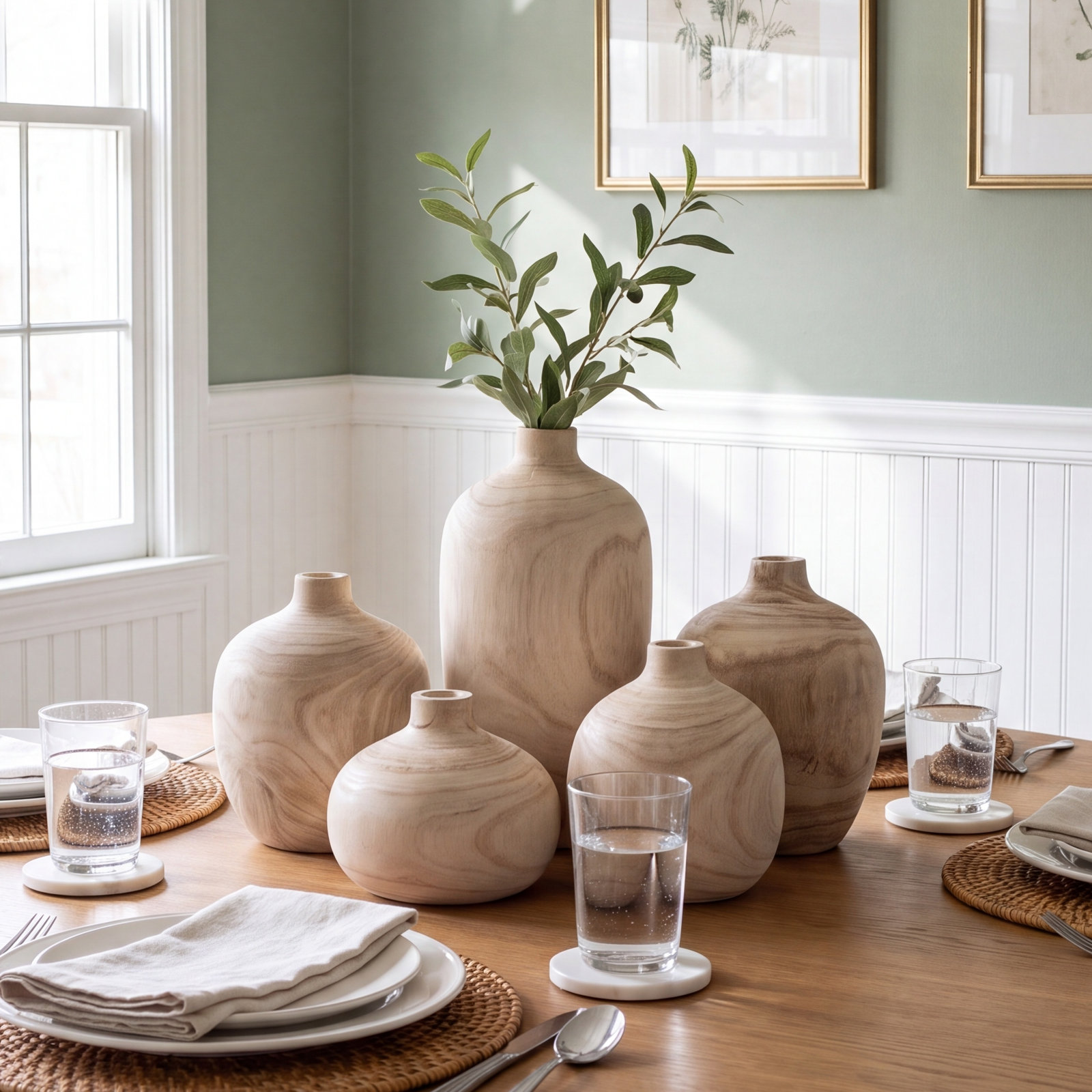 Gerson Wood Table Vase