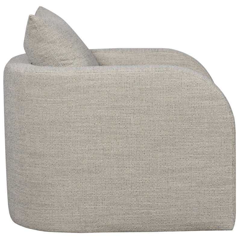 Ostrum By Thom Filicia Swivel Armchair, Navada Blue