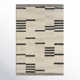 Uptown Striped Handmade Tufted Wool Cream/Black Area Rug