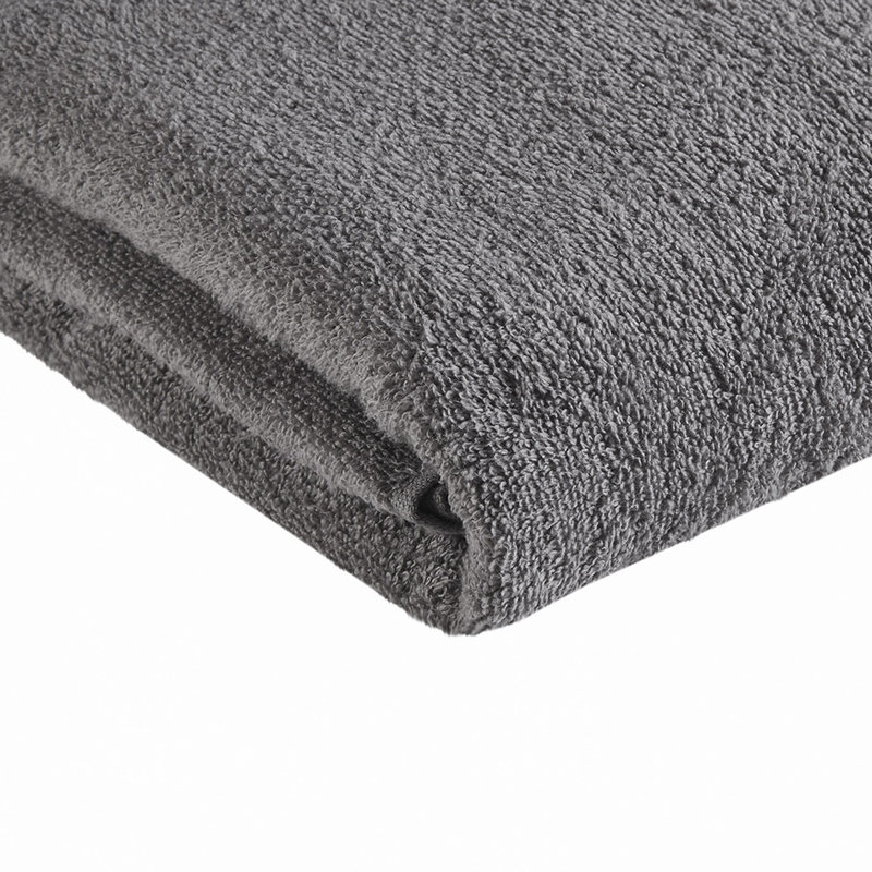 Ensemble de serviettes de bain 100% coton à séchage rapide 12 pièces, Gris