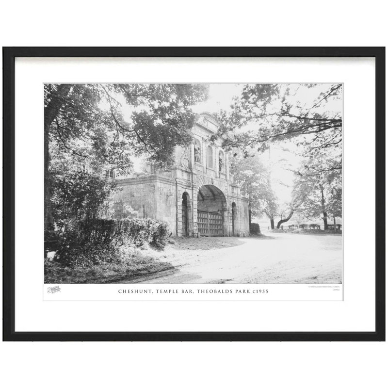 Cheshunt, Temple Bar, Theobalds Park C1955 by Francis Frith - Single Picture Frame Print, 60cm H x 80cm W x 2.3cm D