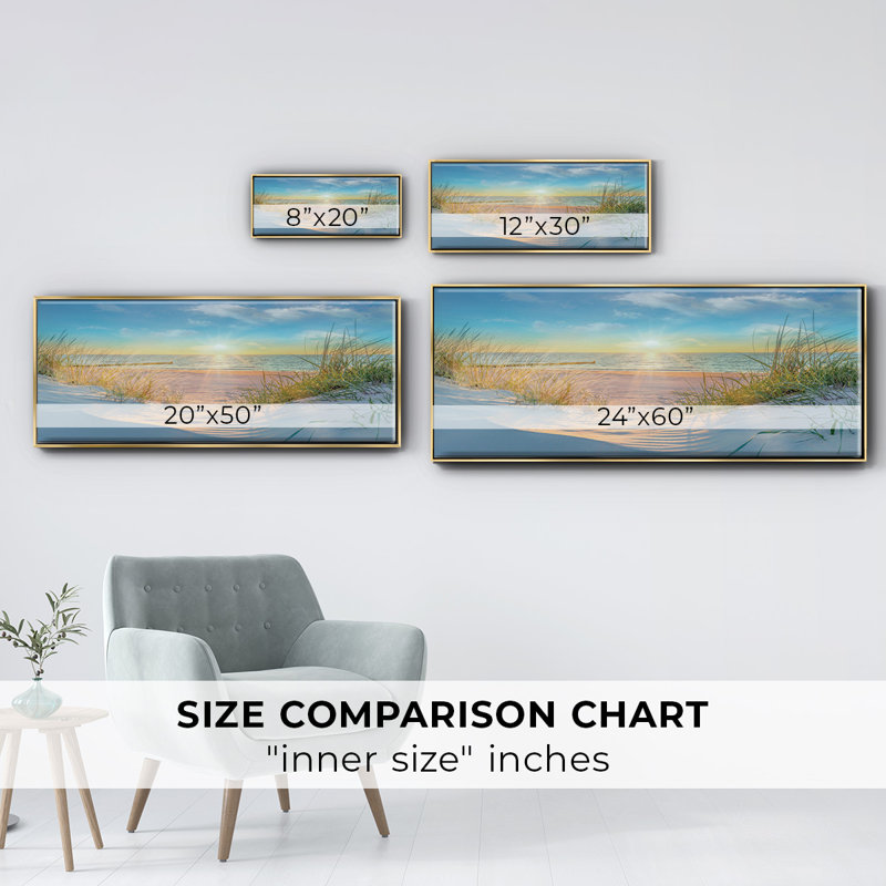 Waiting For Me- Framed Canvas, 20" H x 50" W