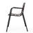 Outdoor Bistro In Matte Black Iron, Suiting Different Decor Styles Modern Backyard Iron With A Stable Structure