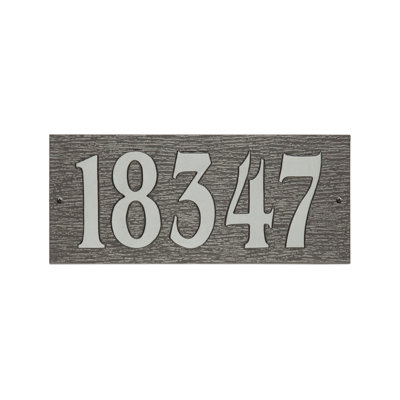 Woodgrain Rectangle Wall Plaque