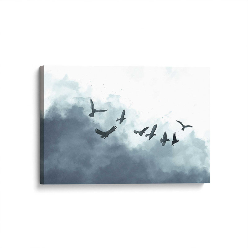 Ethereal Flock Canvas Print, 12" H x 18" W x 1.25" D, Wrapped Canvas