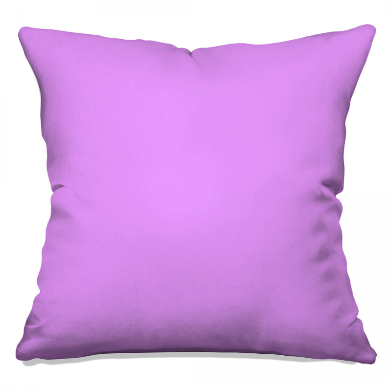 Coussins décoratifs unis de couleur unie, 16 po x 16 po