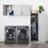 Bucholz 65" Tall Wardrobe Cabinet, Storage Cabinet with Hanging Rail and Shelves for Living Room, Kitchen, and Laundry Room, 24.5" D x 32" W x 65" H, Gray-458763707-417904668