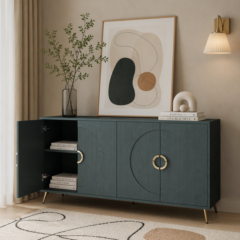 Buffet 4 portes, Dark Green