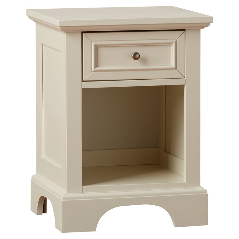 Table de chevet 1 tiroir Screven, Blanc