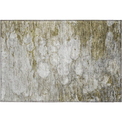 Premium Machine Washable Prisco Brown Rug