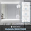 Armoire de salle de bain blanche