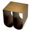 Side Table Rafaello Brushed Brass Finish