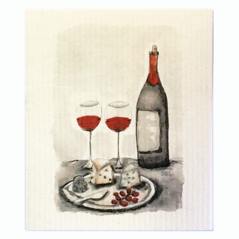 Torchon en vin et fromage suédois