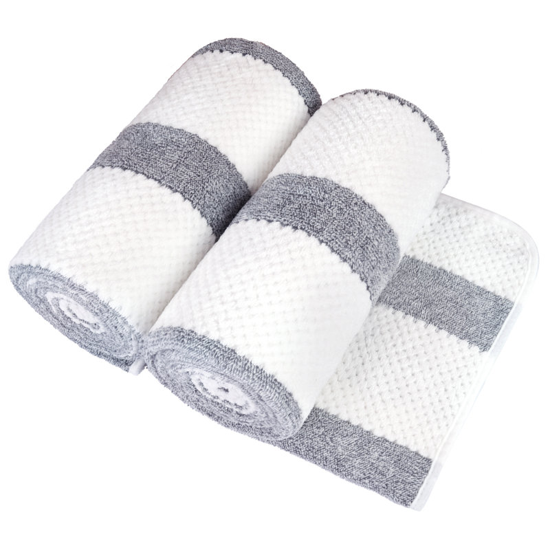Ensemble de serviettes de bain 2 pièces Fehmarn, gris