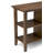Redmond 54"W Solid Wood Storage Console Table with 4 Center Drawers and Open Shelves-2080893896