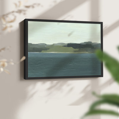 «Calming Lake View I», reproduction encadrée
