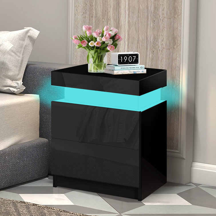 Arens Manufactured Wood Bedside Table