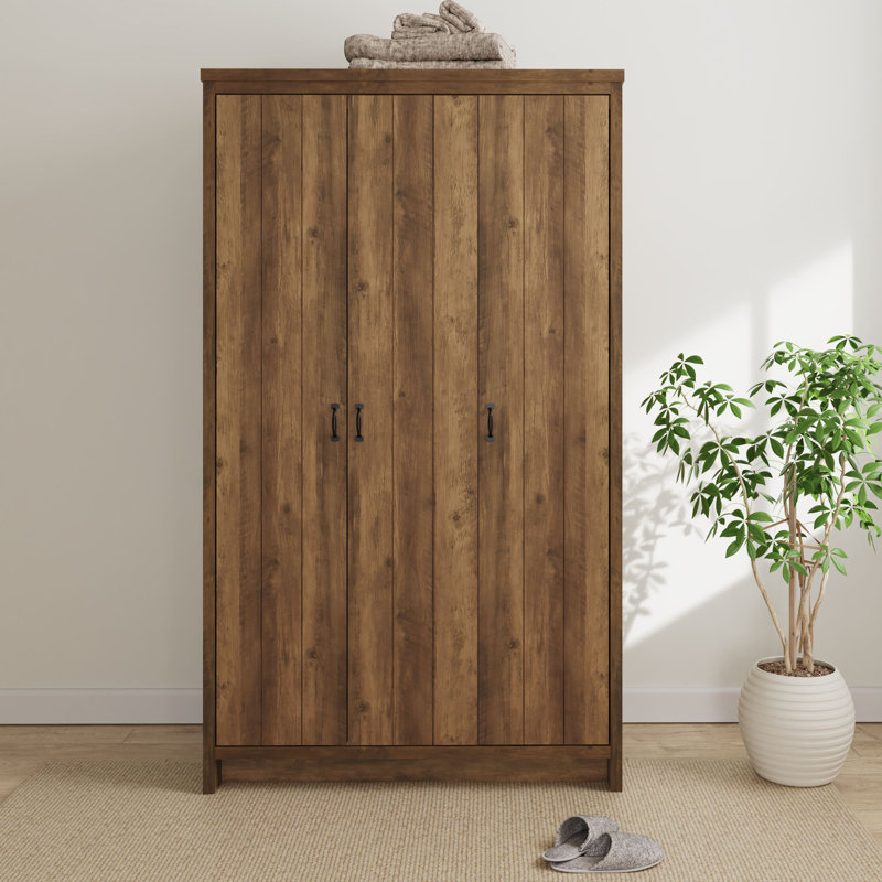 Foxton 3 Door Manufactured Wood Wardrobe