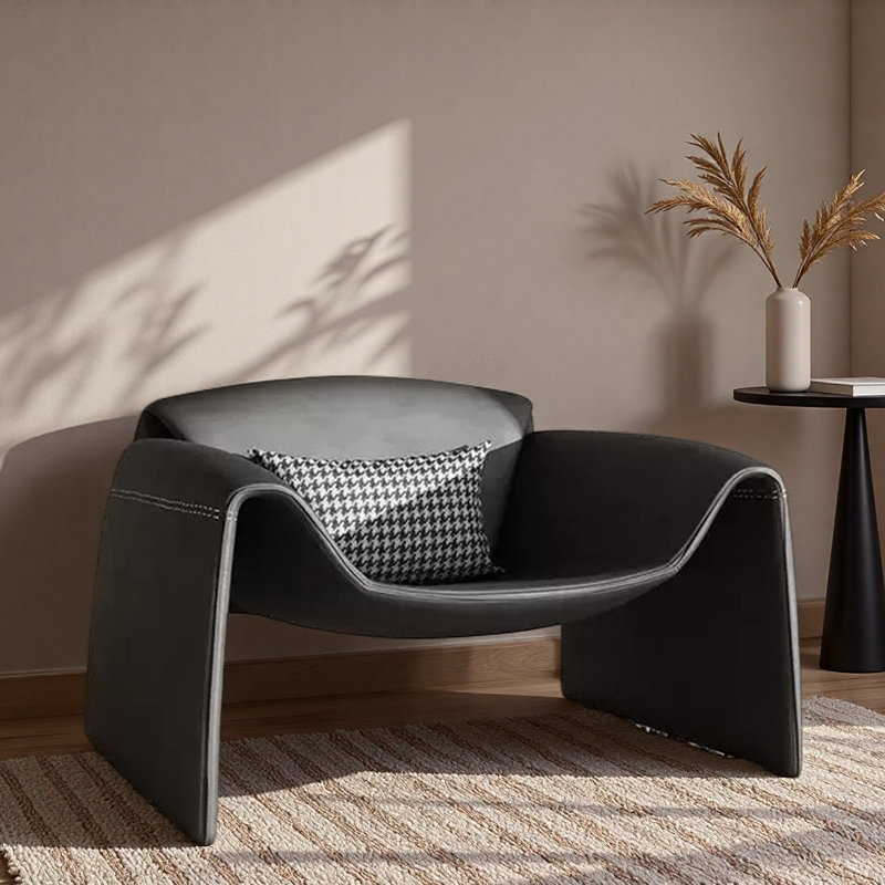 Chaise de loisirs simple Creative Minimalist., Noir