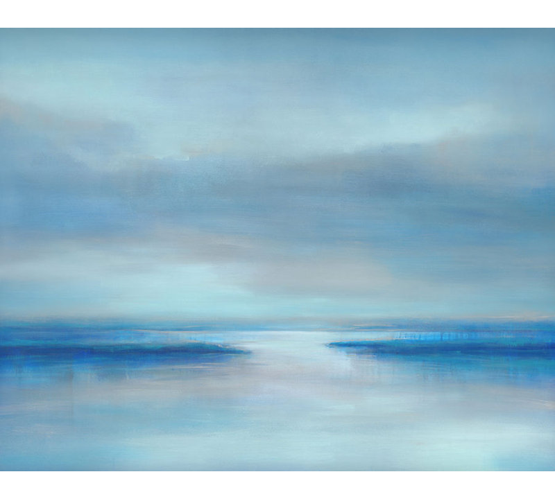 To The Beach Print by Barclay Butera, 40" H x 50" W x 1.5" D, Image Brush Gel