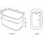 Leitz Plastic Decorative Bin-50100173-50100174-50100182
