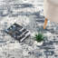 Tapis bleu abstrait et gris Andrew-297084978-297085899