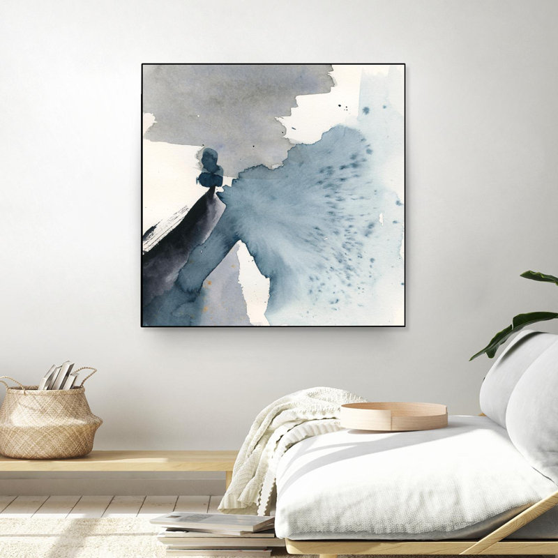 «Winter actuel IV» par Victoria Barnes - reproduction sur toile flottante, H 30 po x l 30 po