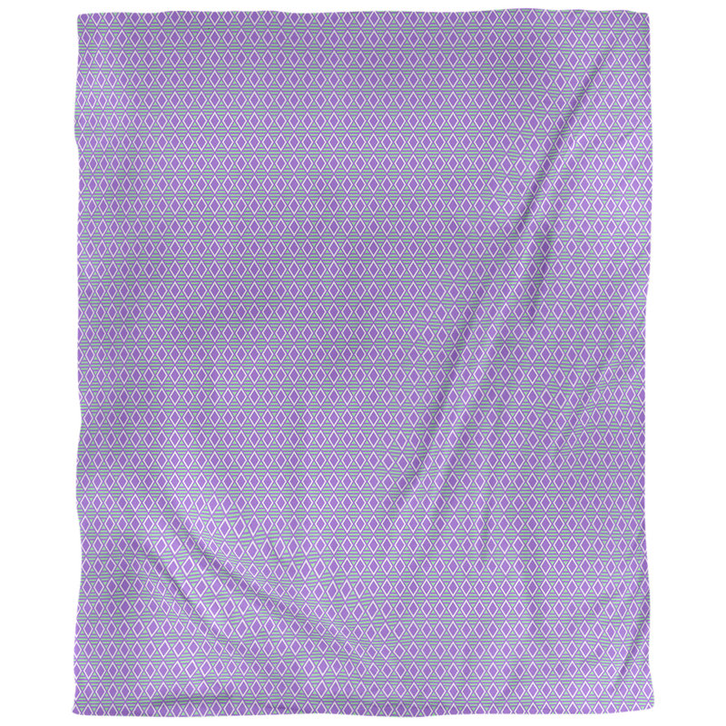 Housse de couette Katelyn Elizabeth, Housse de couette pour très grand lit, Mauve pâle / Vert