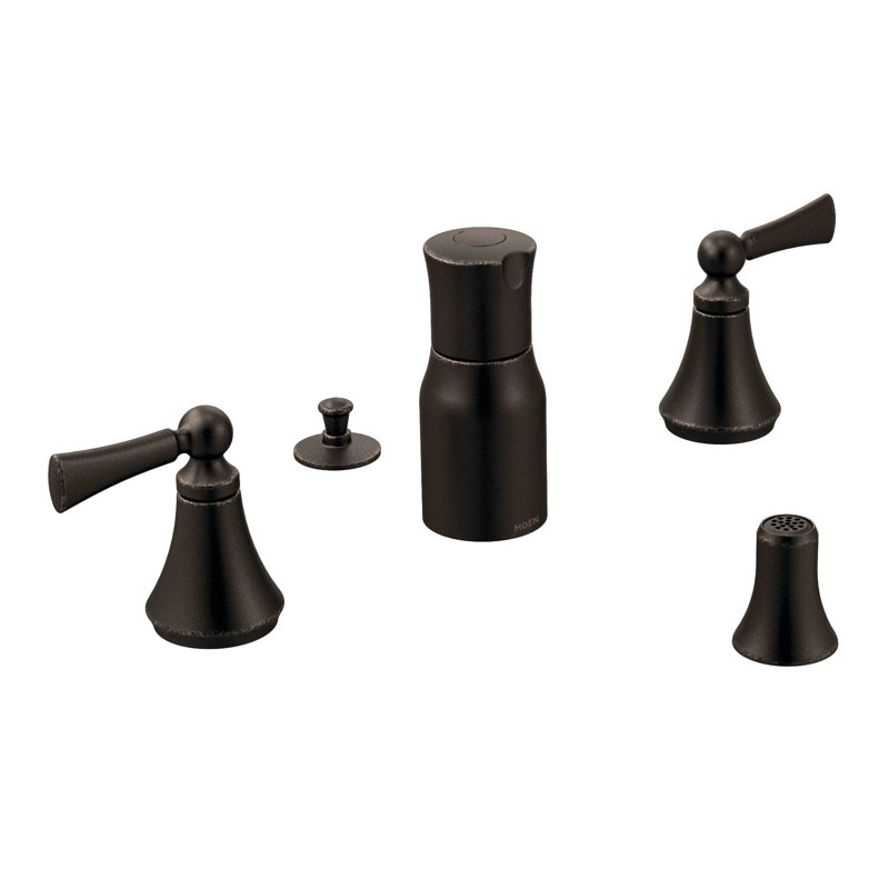 Wynford Double Handle Bidet Faucet, Oil Rubbed Bronze