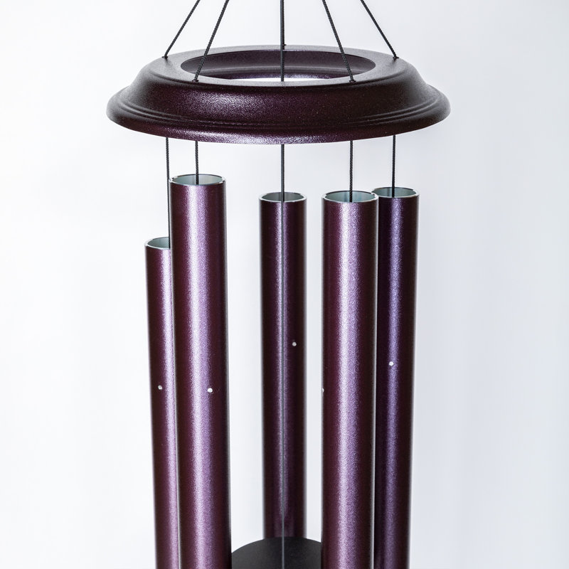 Shenandoah Melodies Aluminum Wind Chime, Prune, H 59 po x l 14 po x P 14 po