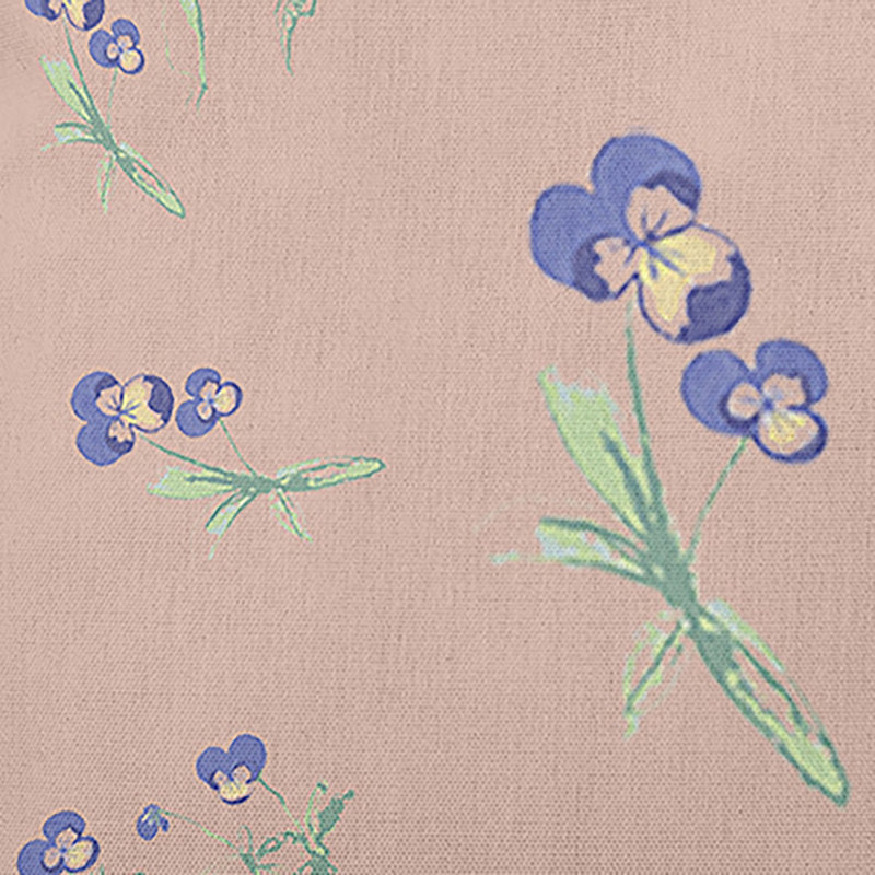 Coussin décoratif floral intérieur / extérieur en polyester, H 14 po x l 20 po, Rectangulaire
