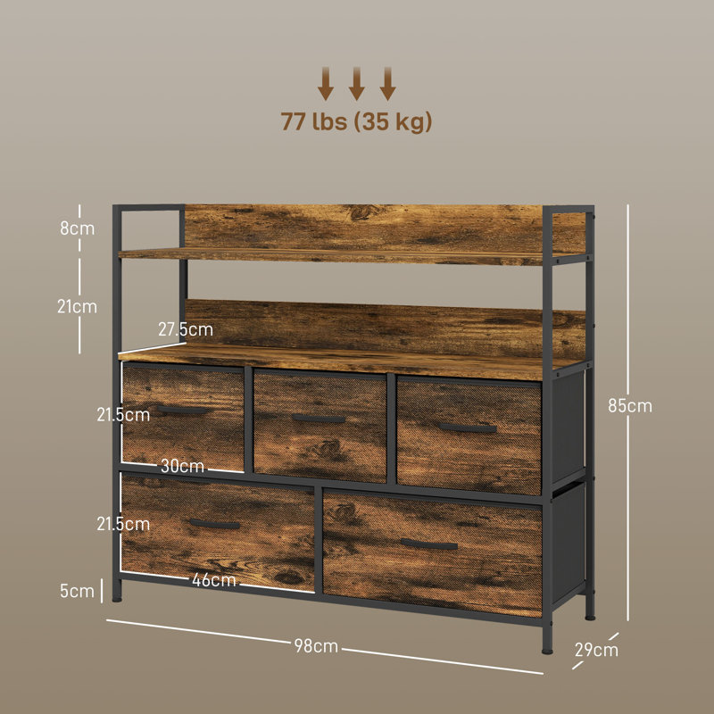 Abbad 5 - Drawer Chest of Drawers