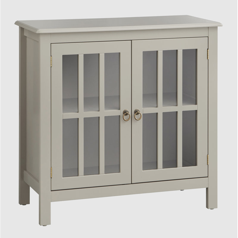 Phillips 2-Door Paneled Accent Cabinet , Taupe