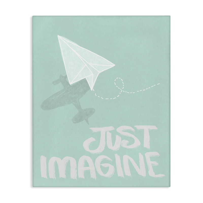 Toile inspirante «Just Imagine Expression», conception de Chen Alyesh, H 20 po x l 16 po
