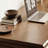 Nut-brown Rectangular Solid Wood With 2 Drawers Desk-1619515131