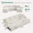 Brunella Corduroy Sleeper Sectional Upholstered Sofa Bed With Storage Space-633114883