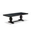 Cet ensemble de salle à manger moderne 5 pièces comprend une table de cuisine rectangulaire et 4 chaises en tissu de polyester gris platine, noir sablé-103472114