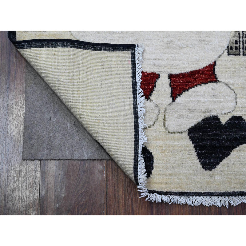 Tapis de Noël père Noël blanc en pierre 2 pi 5 po x 4 pi BE14A72BE374459BA26C13C1CBB37673