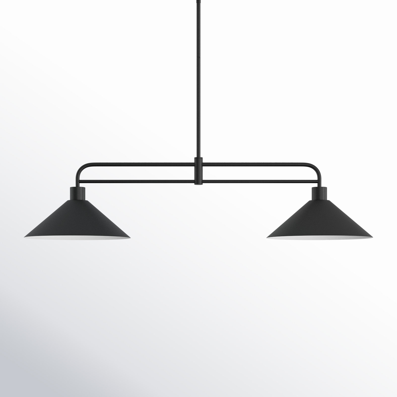 Fayra 2 - Light Industrial Linear Pendant, Black