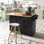 Wood Kitchen Island-1291038628