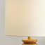 Ellen Degeneres Feikudo 1 Light Bedroom Home Office Living Room Lamp With White Linen Shade-1816897231