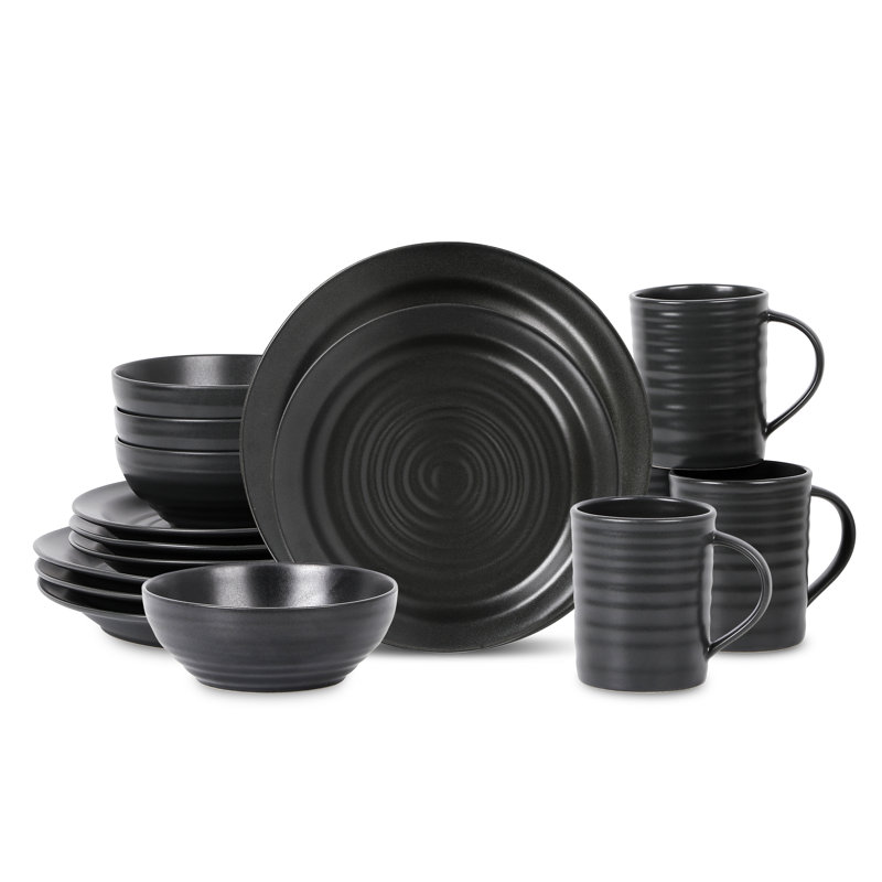Service de table 16 pièces Stone Lain Orbit, Gris