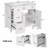 Bathroom Vanity with Ceramic Sink-1452617183
